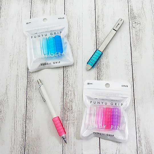 HILINE Punyu Pencil Grip x 4 Dark Cool