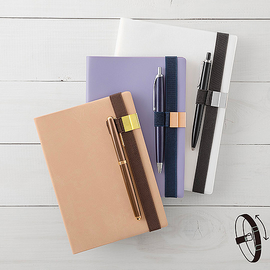 MIDORI Penholder Band B6 ~ A5 Brown