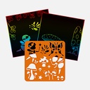 AVENUE MANDARINE Graffy Scratch Pad Fairies x 24