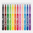 MAPED Harry Potter Plastic Pouch Felt Tip Pens x 12