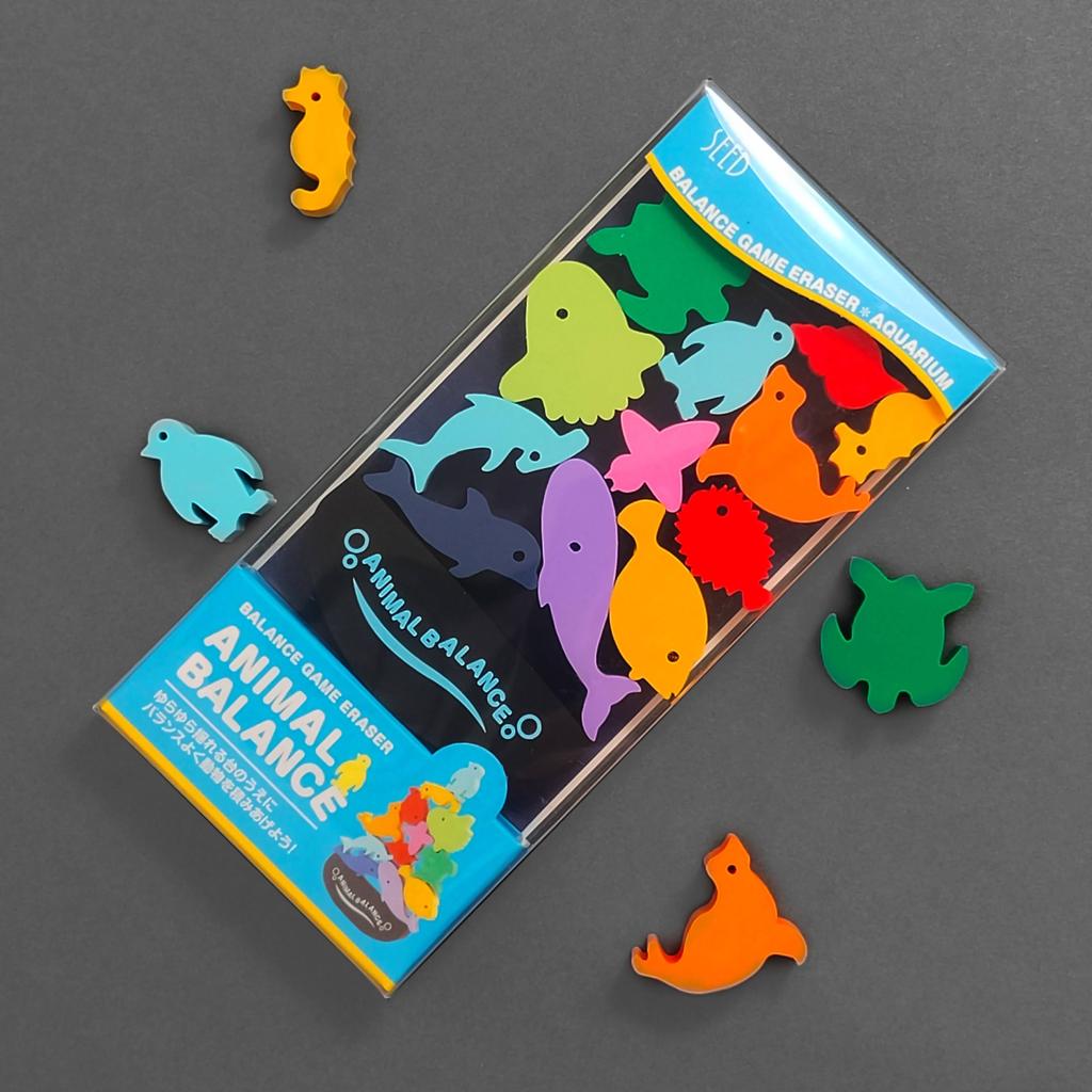 SEED Balance Game Eraser Sea Aquarium