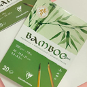 CLAIREFONTAINE Bamboo Watercolor Paper Pad 250gsm 10.5cm x 21cm x 20