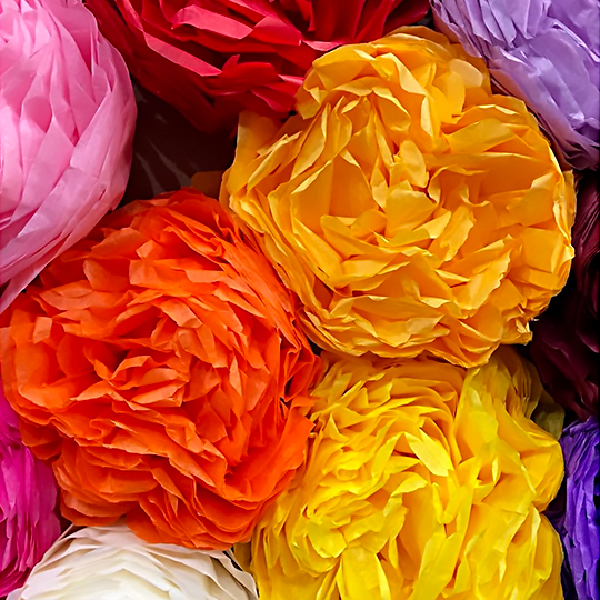 CLAIREFONTAINE Tissue Paper 18gsm 50cm x 75cm x 8 Orange