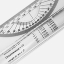 OVJ Multi-Functional Parallel Rolling Ruler 12”