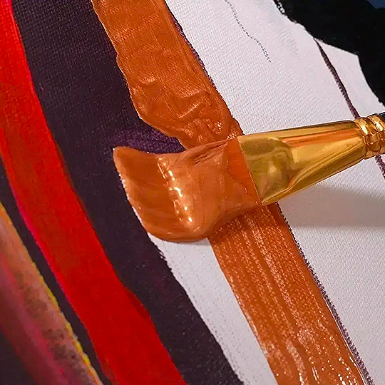 MEEDEN Fluid Acrylic Paint 60ml Metallic Set x 6