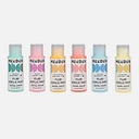 MEEDEN Fluid Acrylic Paint 60ml Pastel Set x 6