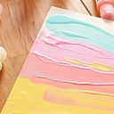 MEEDEN Fluid Acrylic Paint 60ml Pastel Set x 6