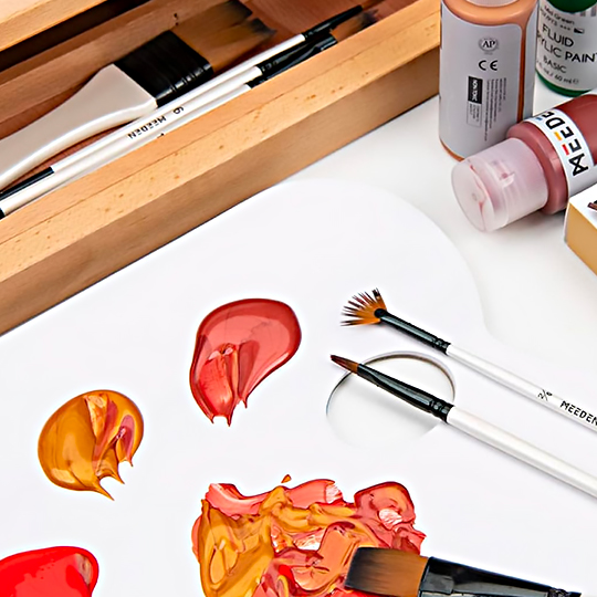 MEEDEN Acrylic Painting Brush Set x 12