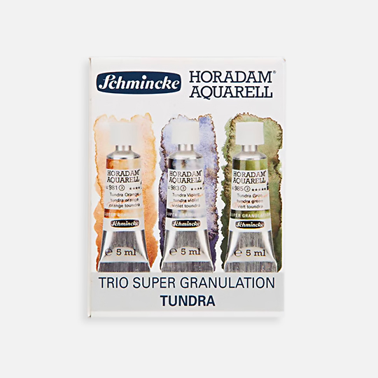 SCHMINCKE Horadam Granulating Watercolor 5ml Tundra Set x 3