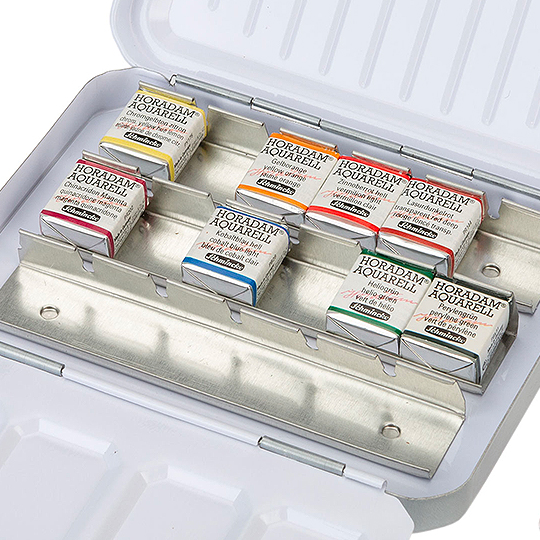 SCHMINCKE Horadam Watercolor Special Edition 1/2 Pan Floral Set x 12