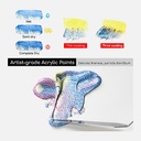 MEEDEN Acrylic Paint 22ml Gleaming Set x 6