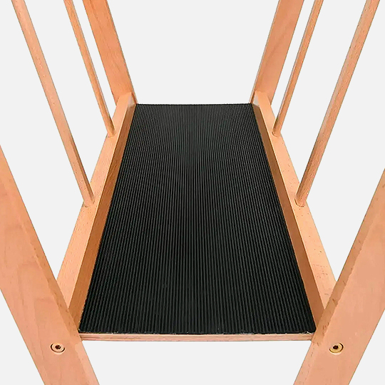 MEEDEN Wood Print Rack With Castors