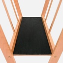 MEEDEN Wood Print Rack With Castors