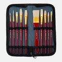 MEEDEN Premium Artists Oil Paint Brush Set x 10