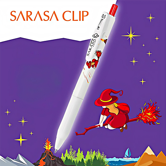 ZEBRA Sarasa Clip Witch Roller Pen 0.5mm Red