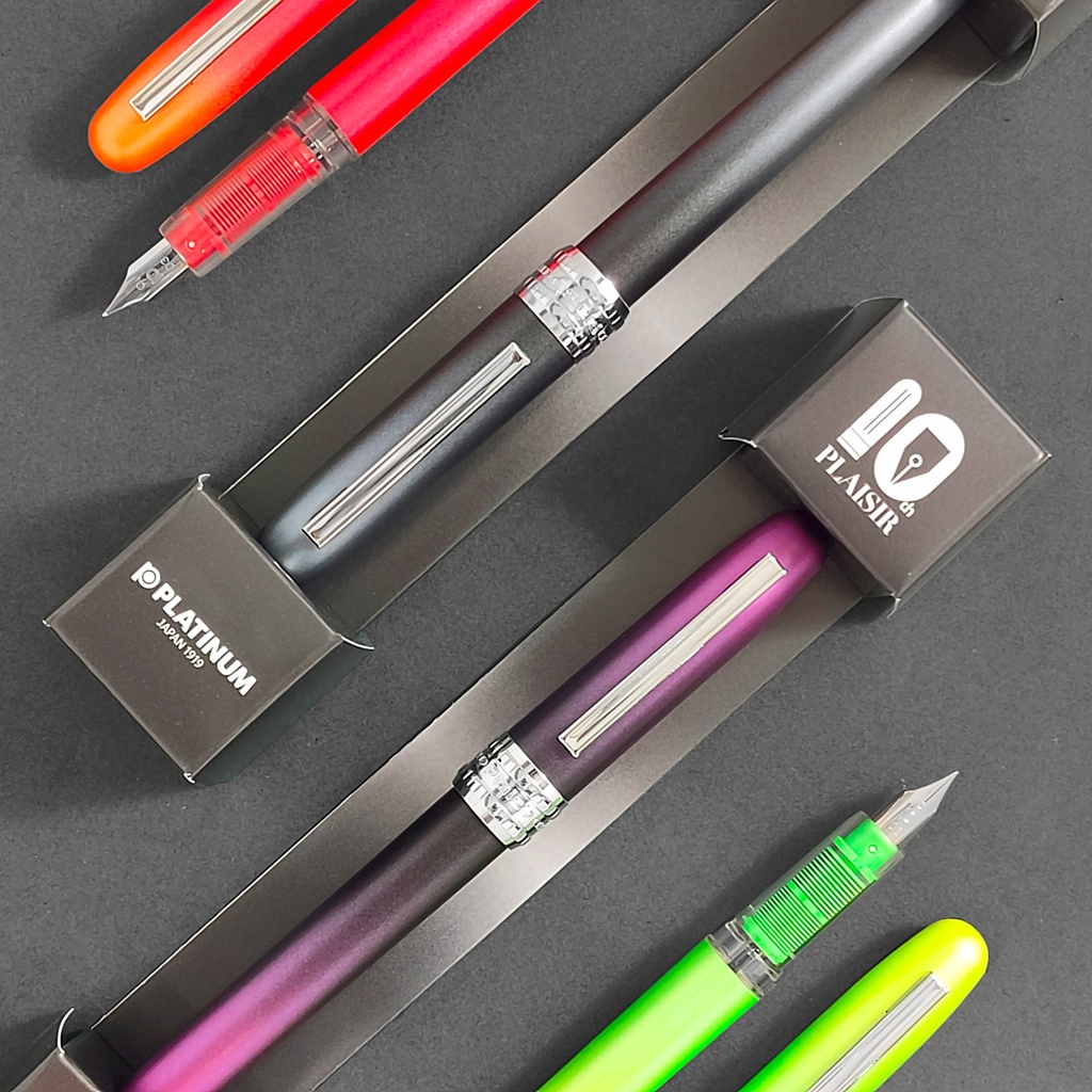 PLATINUM 10th Anniversary Plaisir Morning Glory Fountain Pen Fine