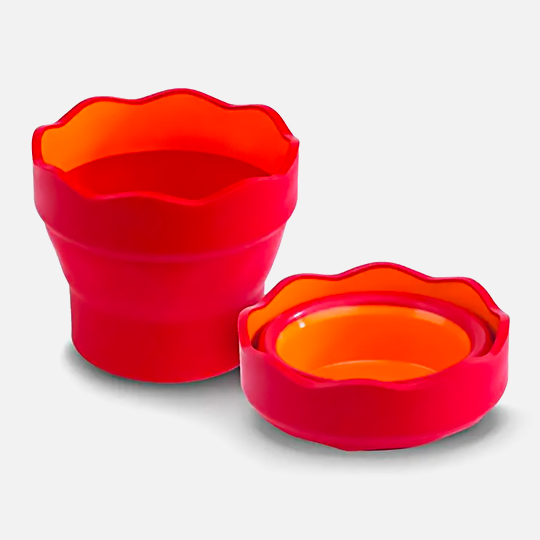 FABER-CASTELL Clic & Go Foldable Water Pot Green