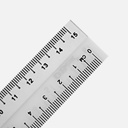 D-BEST Plastic Ruler 6” / 15cm