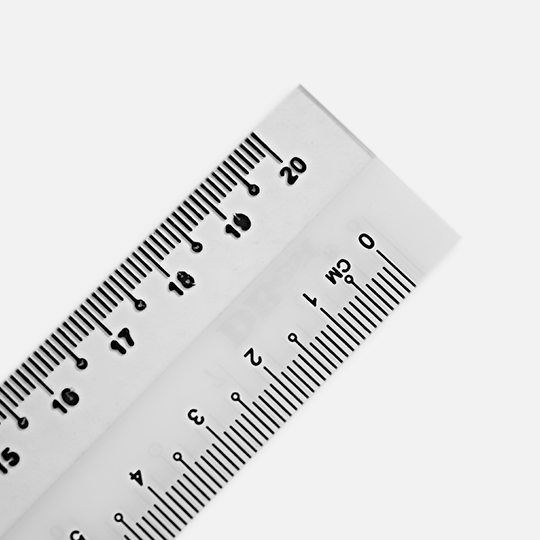 D-BEST Plastic Ruler 8” / 20cm