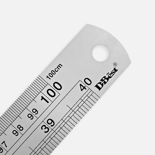 D-BEST Stainless Steel Ruler 40” / 100cm