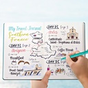 PENTEL Fude Touch Brush Pen Set 3 x 6