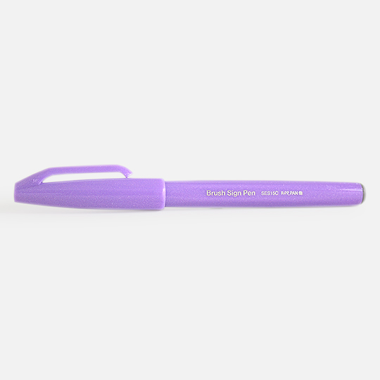 PENTEL Fude Touch Brush Pen Light Violet