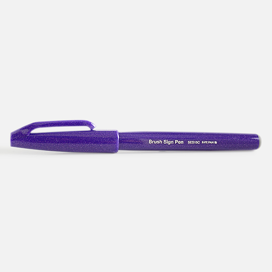 PENTEL Fude Touch Brush Pen Violet