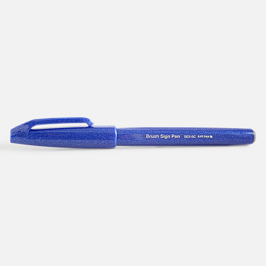 PENTEL Fude Touch Brush Pen Blue