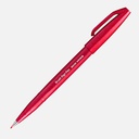PENTEL Fude Touch Brush Pen Red