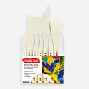 MUNGYO Plastic Palette Painting Knife Set x 6