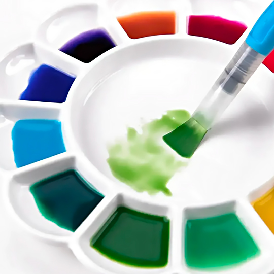 MEEDEN 13-Well Porcelain Paint Palette