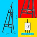 MEEDEN Pine Wood Easel For Display