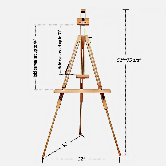 MEEDEN Tripod Painting Easel With Carrying Case