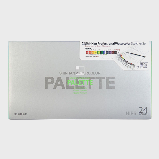 SHINHAN Professional Watercolor 7.5ml Sketcher Set x 12