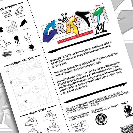 Book - GRAFFITI 101 - Volume 1 - Your Starter Guide To Letter Stylin’