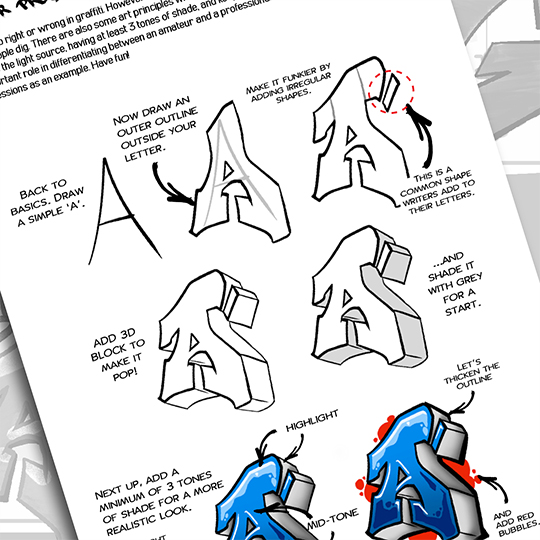 Book - GRAFFITI 101 - Volume 1 - Your Starter Guide To Letter Stylin’