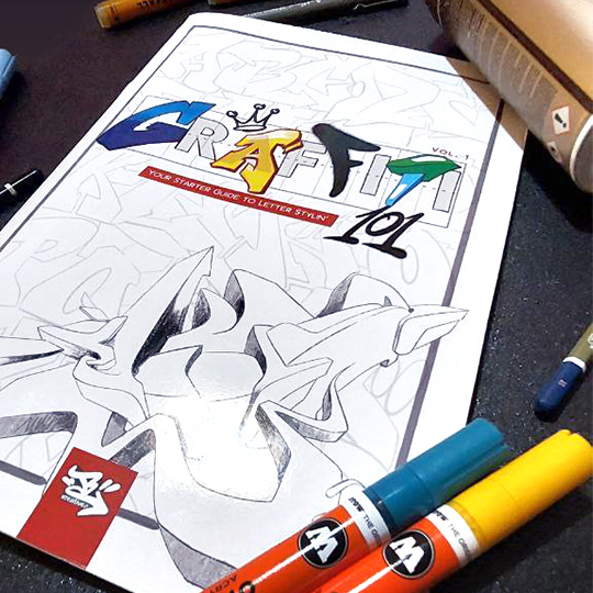 Book - GRAFFITI 101 - Volume 1 - Your Starter Guide To Letter Stylin’