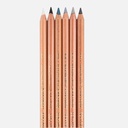KOH-I-NOOR Gioconda Soft Pastel Pencil Drawing Art Grey Set x 6