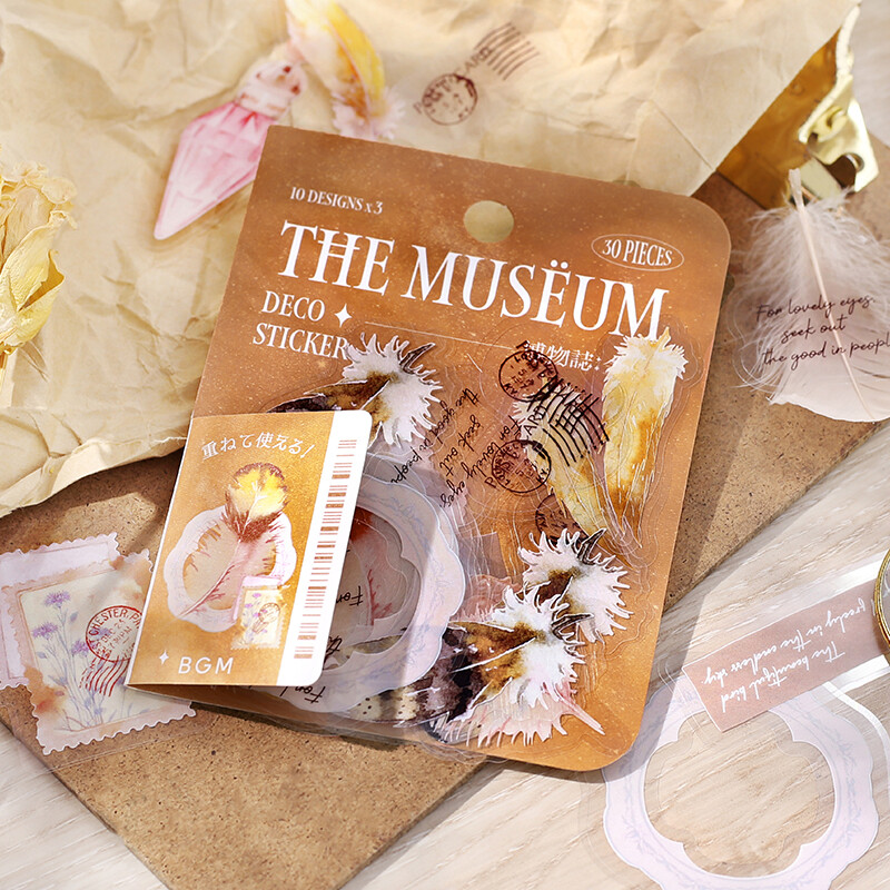 BGM The Museum Deco Sticker Natural History Kinwa