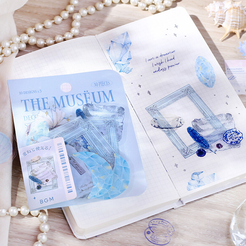 BGM The Museum Deco Sticker Natural History Phantom Night