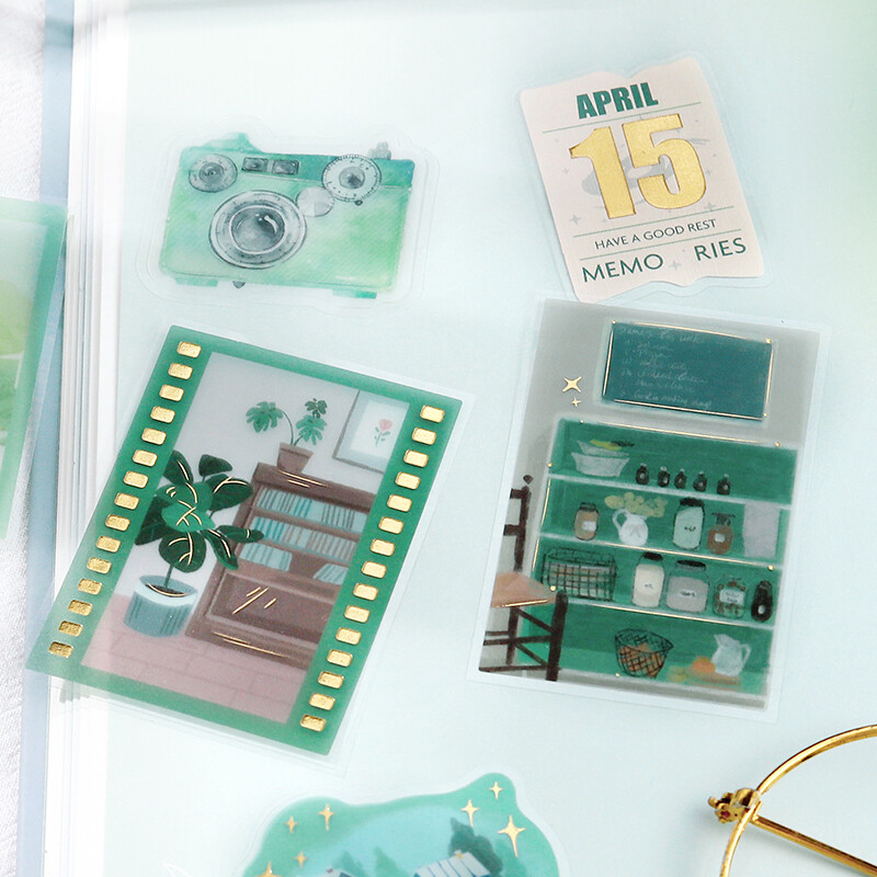 BGM Deco Sticker Leisure Time Green