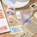 BGM Deco Sticker Leisure Time Purple