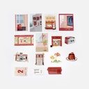 BGM Deco Sticker Leisure Time Red