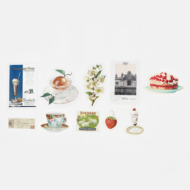 BGM Deco Afternoon Time Sticker Green