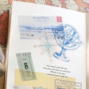 BGM Deco Memory Trip Sticker Blue