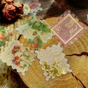 BGM Deco Sticker Floral Post Orange