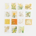 BGM Deco Sticker Floral Post Yellow