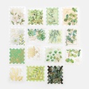 BGM Deco Sticker Floral Post Green