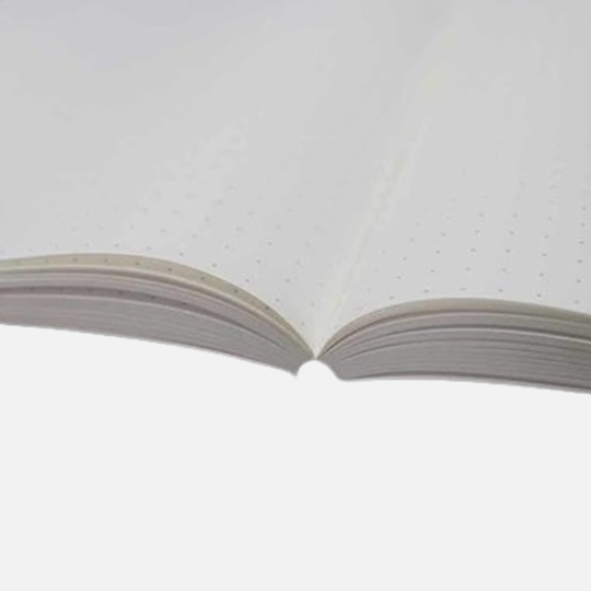 TOMOE RIVER Dot White Notebook 52gsm A5 x 184