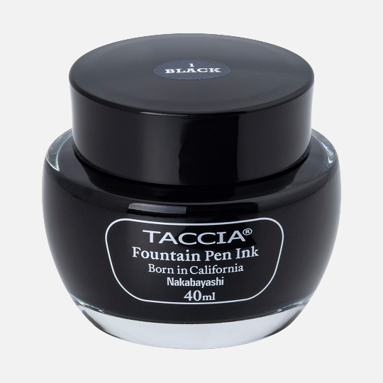 NAKABAYASHI Taccia Jean Fountain Pen Ink 40ml Black